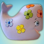 Ceramic Kids' Whale Figure
